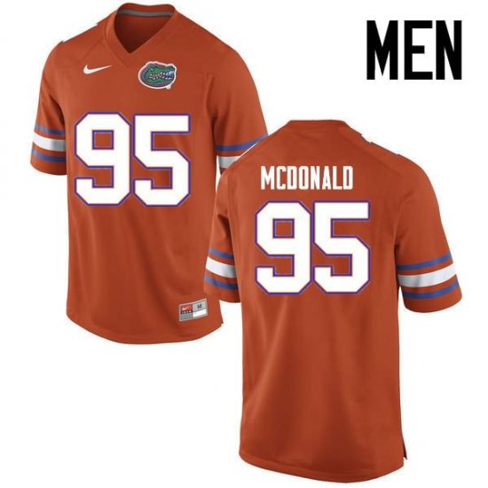 Men's Florida Gators #95 Ray McDonald NCAA Nike Orange Authentic Stitched College Football Jersey ZBS1062NX